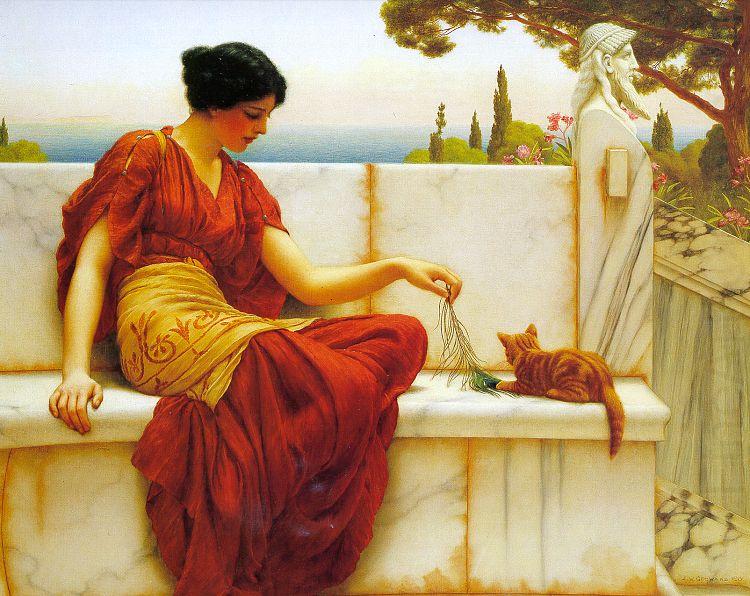 The Tease, John William Godward